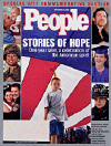 Major September 2002 US news magazine covers one year after the September 11, 2001 terrorist attacks.