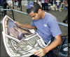Click on the international newspaper photo for a larger image. On September 11 and 12, 2001 the world's newspapers print special editions and the world reads about the terrorist attacks on New York City and The Pentagon on 9-11-2001.