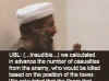 Click on the December 13th photo of the Pentagon videotape of Osama bin Laden for a larger image.