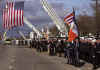 Click on the December 15, 2001 memorial service photo for a larger image.