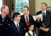Click on the President George W. Bush and Bob Beckwith (FDNY #164) February 25th image for a larger image.