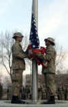 Click on the December 2001 American flag photo for a larger image.