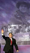 September11News.com - President George W. Bush's Speech to firemen, police officers, and postal workers in Atlanta on November 8, 2001 regarding world terrorism . The attack on America on 09-11-2001 is a day of infamy. September 11 News has captured the news event with archived news, images, photos, pictures, news graphics, headlines of the day, web site archives, and the world's reaction.