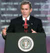 Click on the photos of President George W. Bush's hectic November 8th for a larger image.