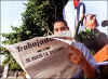 Click on the newspaper headline images of October 7, 2001 for a larger image.