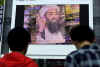 Click on the Osama bin Laden TV broadcast image for a larger image.