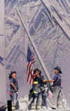 Click on the September 2001 American flag photo for a larger image.