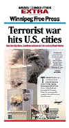 Click on the newspaper front cover picture for a larger image.