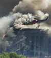 Click on the photos of the September 11, 2001 attack at the Pentagon for a larger image.