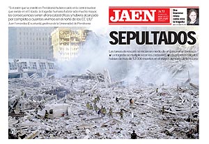 Many world newspapers published special front and back cover wraps.