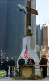 Click on the June 2002 WTC Cross news photo for a larger image.