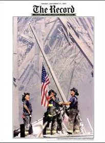 Click here for more information on the FDNY - Ground Zero Spirit poster, depicting the September 11, 2001 firemen raising the American flag in the WTC rubble.